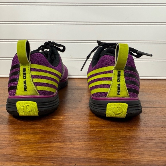 Pearl Izumi women’s Project EM purple, black, green trail running shoes Size 7.5 - Picture 6 of 13
